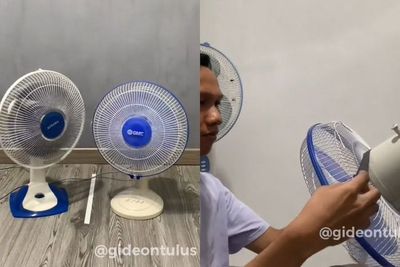 Kocak! Pria Ini Isi Kegabutan dengan Buat Olimpiade Kipas Angin, Netizen: Niat Banget