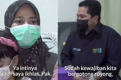 Pilu 2 Balita Jadi Yatim karena Ayah Kena Covid-19, Menteri Erick Thohir Beri Beasiswa