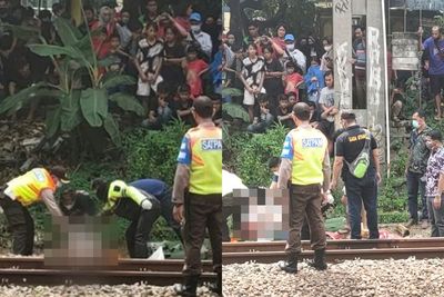 Memilukan! Wanita Tewas Terbelah Dua Tersambar Kereta di Tangsel, Stres Ditinggal Suami