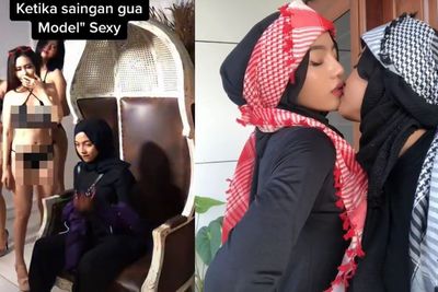 Potret Oklin Fia, Seleb Tiktok Berhijab yang Bikin Video Bareng Cewek Berbikini