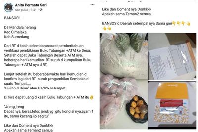 Berharap Dapat Bansos Uang Tunai Malah Diberi Sembako, Protes Ibu-ibu Ini Jadi Sorotan