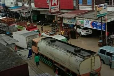Labuhanbatu Dilanda Hujan Deras, Banjir Menyebar di 4 Titik