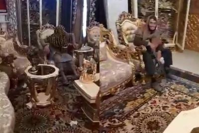 Viral Video Anggota Taliban Terlihat Bersantai di Rumah Pemimpin Militer Afghanistan