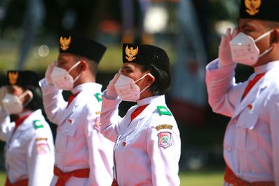 FOTO: Pengukuhan Paskibra Bone Bolango