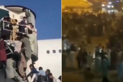 Mencekam! Keamanan Tak Terjamin, Warga Memaksa Naik Pesawat untuk Keluar dari Afghanistan