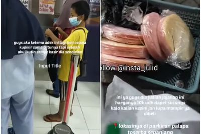 Pilu, Bocah Laki-Laki Ini Beli Celana Panjang Pakai Uang Hasil Jualan Harum Manis