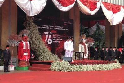 Anies Jadi Inspektur Upacara HUT RI ke-76 yang Digelar di Balai Kota DKI