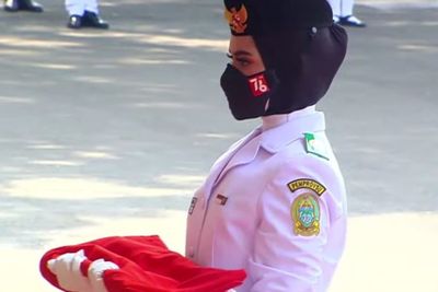 Sosok Pembawa Baki Paskibraka 2021 di Istana Negara, Rupanya Anak Medan