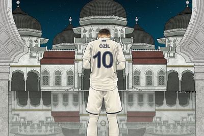 Mesut Ozil Ucapkan Selamat Hari Kemerdekaan Indonesia, Doa di Depan Masjid Baiturrahman