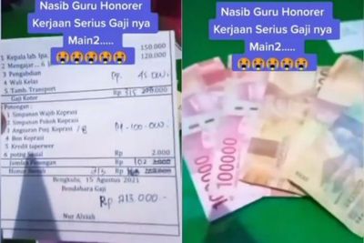 Sedih! Video Viral soal Nasib Guru Honorer, Kerjaan Serius Gajinya Main-main!