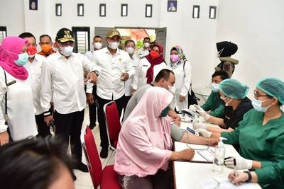 Berstatus Zona Merah, 1.500 Dosis Vaksin Disuntikkan ke Warga Medan Johor