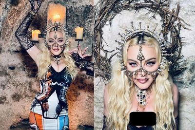 Keren! Headpiece Buatan Rinaldy Yunardi Dipakai Madonna