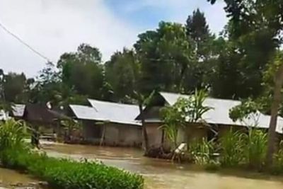 Ratusan Rumah di Nias Terendam Banjir, 500 Kepala Keluarga Mengungsi
