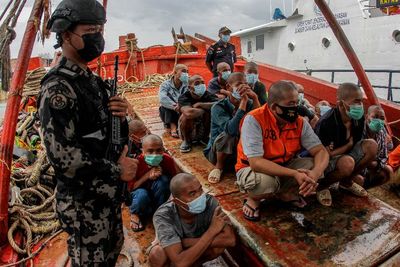 FOTO: Penangkapan Kapal Nelayan Asing
