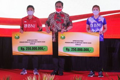 Syukuran dan Bonus PBSI untuk Greysia Apriyani Usai Dapat Medali Emas Olimpiade Tokyo