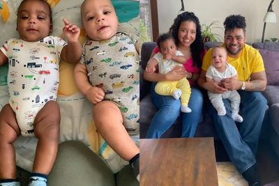 Viral Seorang Ibu Melahirkan Anak Kembar dengan Dua Warna Kulit yang Berbeda