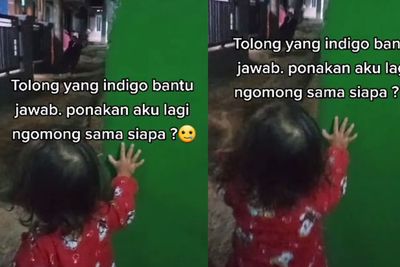 Merinding! Bocah Ini Melambai ke Jalanan Sepi: Kakak, Besok Main Lagi Ya
