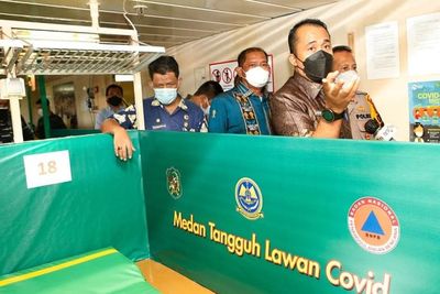 KM Bukit Raya Mulai Digunakan sebagai Tempat Isolasi Terpusat di Medan