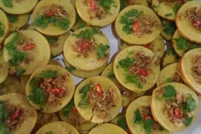 Resep Membuat Kue Cara Bayam Isi Ikan