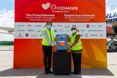 Komunitas Changi Aiport Menyumbangkan Konsentrator Oksigen untuk Indonesia