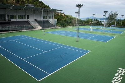 FOTO: Lapangan Tenis Standar Internasional Untuk PON XX Papua
