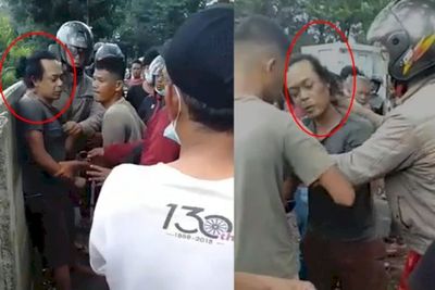 Viral Video Pria Pengedar Uang Palsu di Medan Ditangkap Hingga Dicekik di Jalan