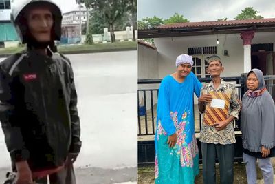 Dapat Rezeki Nomplok, Bapak yang Becaknya Dibawa Kabur Penumpang Dihadiahi Rumah