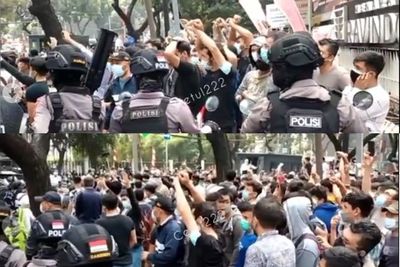Ratusan Pengungsi Afghanistan Demo di Jakarta, Tuntut Kejelasan Status Penempatan Mereka