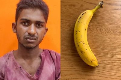 Maling Ini Telan Gelang Emas yang Dicurinya, Kini Dipaksa Polisi untuk Makan Pisang