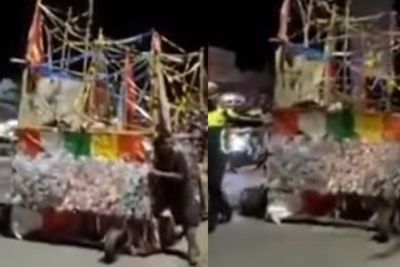 Aksi Pemotor Vespa Modifikasi Terobos Razia dan Nyaris Tabrak Polisi, Diduga Mabuk Miras