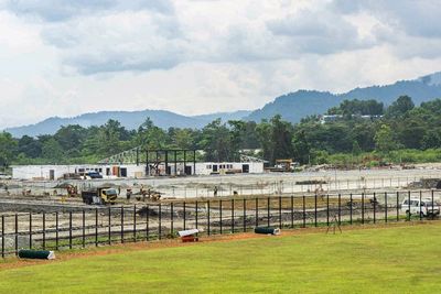 FOTO: Pembangunan Venue Rugby PON XX Papua