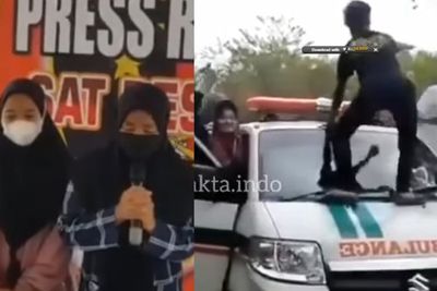 Mahasiswa IAIN Palangkaraya Minta Maaf Berjingkrak Joget di Atas Ambulans: Cuma Spontan
