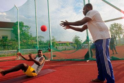 FOTO: Latihan Cabor Atletik Papua