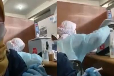 Viral, Wanita Ini Disuntik Vaksin Dua Kali Usai Pergoki Nakes Suntikkan Jarum Kosong