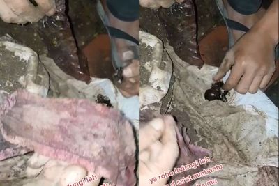 Geger Penemuan Celana Dalam Wanita dan Siput Air di Dalam Tanah, Diduga untuk Santet