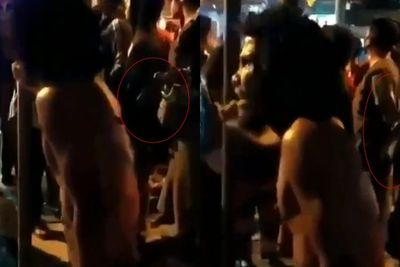 Viral Video Penderita Gangguan Jiwa Ditusuk Pisau Bikin Netizen Geram