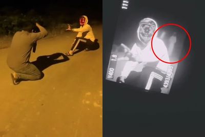 Sesi Foto Ini Jadi Mencekam Setelah Muncul Sosok Menyeramkan di Belakang Model