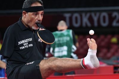 Sosok Ibrahim Hamadtou, Atlet yang Main Tenis Meja Pakai Mulut karena Kehilangan Tangannya