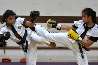FOTO: Latihan Atlet Tarung Derajat Bali