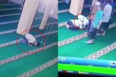 Viral Detik-detik Jamaah Pria di Tanjung Balai Meninggal Dunia saat Sujud