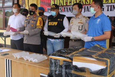Polisi Gagalkan Penyelundupan 58.072 Benih Lobster Senilai Rp5,8 Miliar di Tanjab Timur