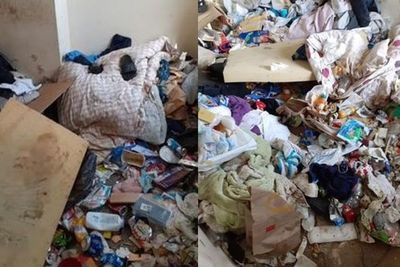Rumah Kontrakan Penuh Sampah gara-gara Penyewa dari Neraka , Kotoran Dioles di Dinding