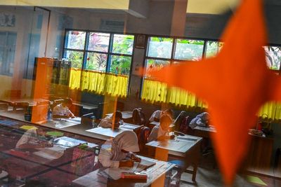 FOTO: Hari Pertama Masuk Sekolah Tatap Muka di Kabupaten Ciamis