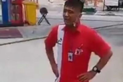 Arogan! Petugas SPBU Ini Usir Pedagang di Sekitar SPBU, Tantang dan Maki Pedagang