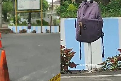Geger! Warga Temukan Tas Bertuliskan Awas Ada Bom di Depan Kebun Binatang Siantar