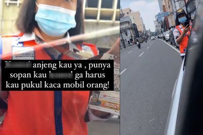 Viral Pengendara Mobil Cekcok Lalu Lemparkan Uang ke Petugas Parkir: Makan Nih Uang Kau