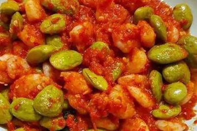 Siang Ini Makan Sambal Udang Pete Buatan Sendiri Yuk Guys!