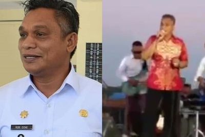 Viral Aksi Bupati Sikka NTT Nyanyi di Atas Panggung, Suaranya Merdu Jadi Sorotan Netizen