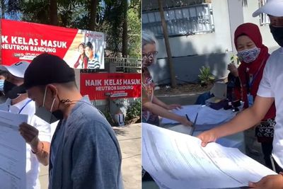 Cetak Formulir Vaksin Seperti Kertas Pemilu, Aksi Pria Ini Curi Perhatian Netizen