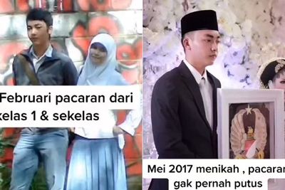 Pacaran 10 Tahun Tak Pernah Putus Lalu Menikah, Kisah Cinta Mulus Pasangan Ini Bikin Iri